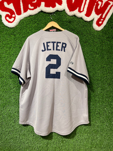 Derek Jeter New York Baseball Jersey Sz 2XL
