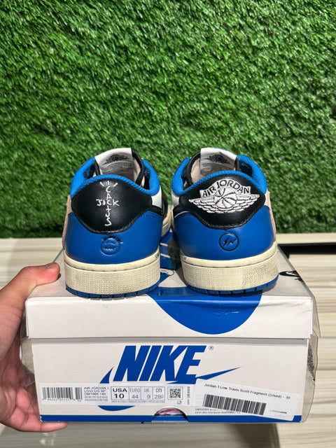 Jordan 1 Retro Low OG SP Fragment x Travis Scott Sz 10M