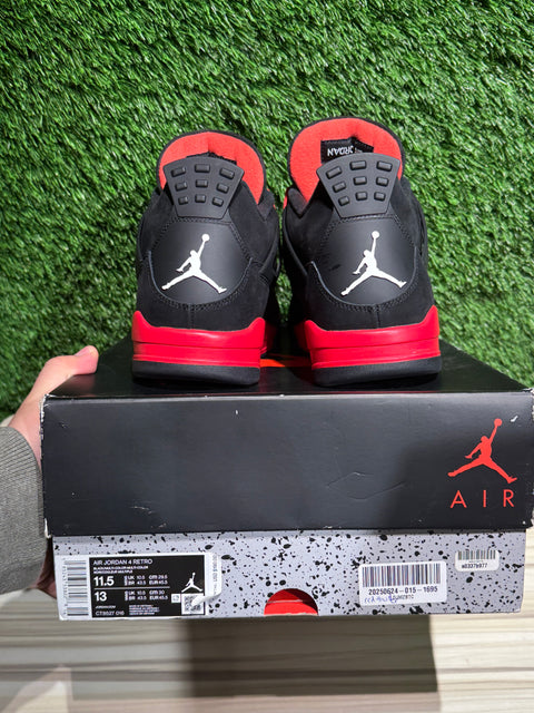 Jordan 4 Retro Red Thunder Sz 11.5