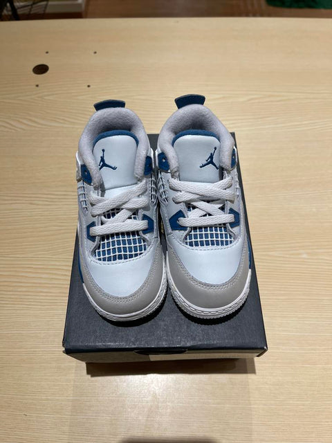 Jordan 4 Retro Military Blue (2024) (TD) Sz 8C