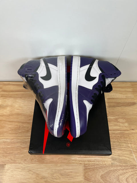 Jordan 1 High Zoom Air CMFT Black Court Purple Lemon Venom (Women's)