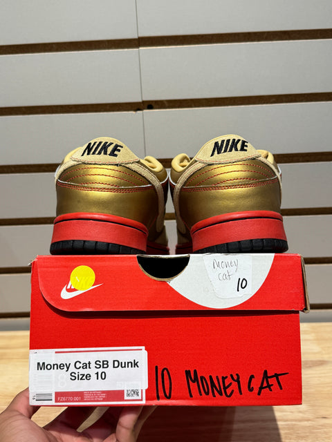 Nike SB Dunk Low Money Cat Sz 10