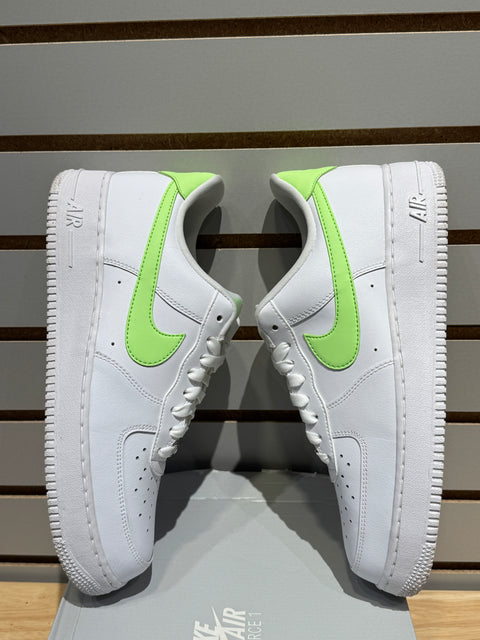 Nike Air Force 1 Low '07 White Lime Blast (Women's) Sz 9.5M