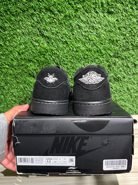 Jordan 1 Retro Low OG SP Travis Scott Black Phantom Sz 12M