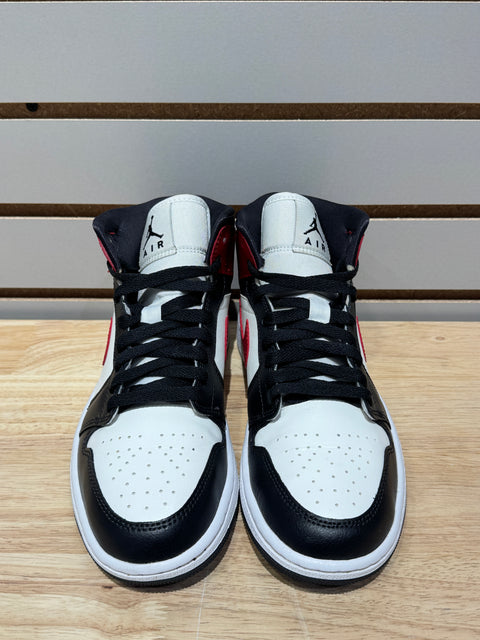 Jordan 1 Mid Gym Red Off Noir (Women's) Sz 6M