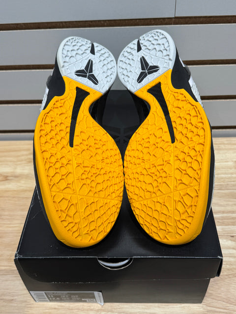 Kobe 6 Protro Playoff Pack White Del Sol Sz 11
