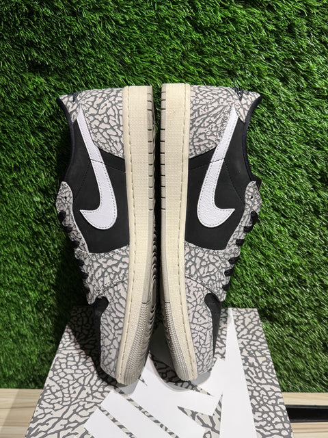 Jordan 1 Retro Low OG Black Cement Sz 11.5