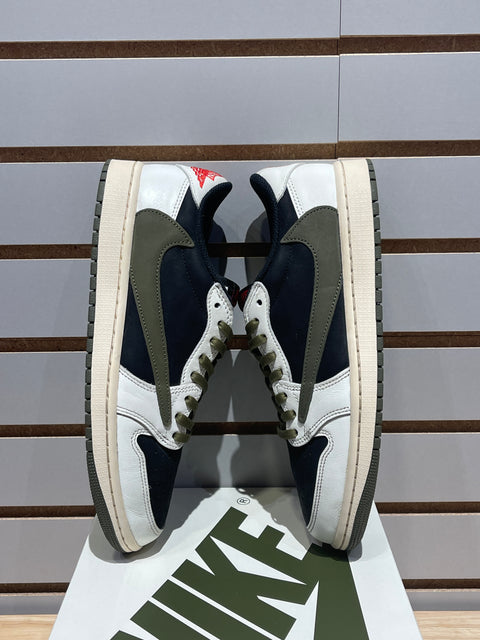 Jordan 1 Retro Low OG SP Travis Scott Olive (Women's) Sz 10W/8.5M