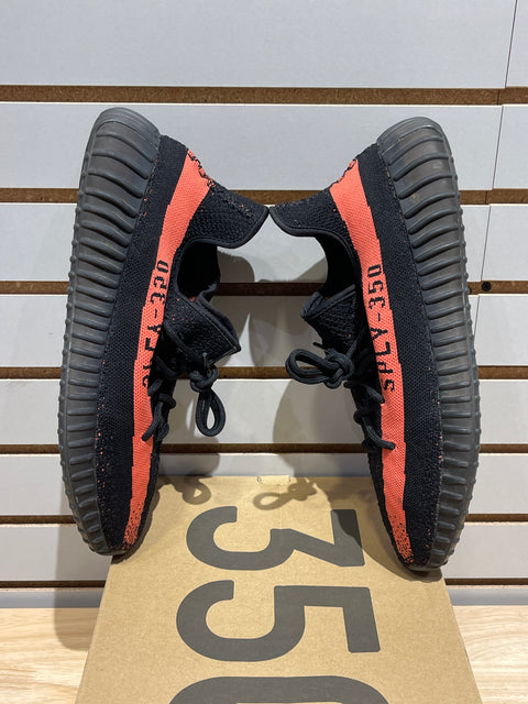 adidas Yeezy Boost 350 V2 Core Black Red Sz 13