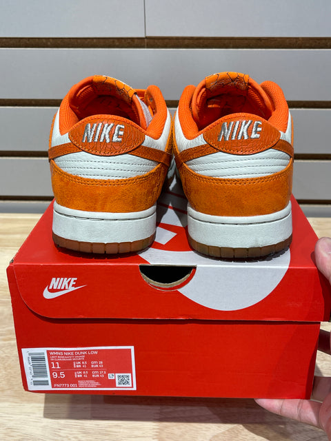 Nike Dunk Low Cracked Orange (Women's) Sz 9.5M