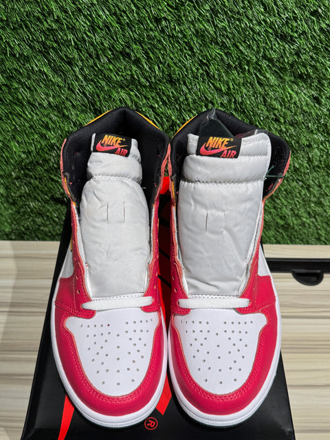 Jordan 1 Retro High OG Light Fusion Red Sz 8.5