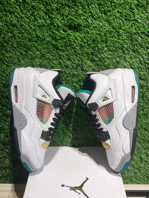 Jordan 4 Retro Lucid Green Rasta (Women's) Sz 5M/6.5W
