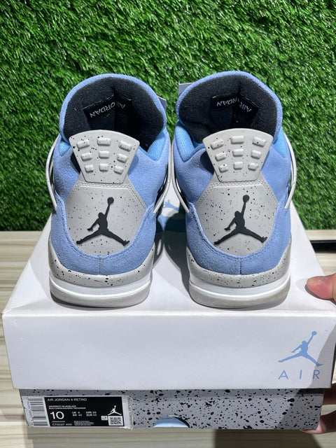 Jordan 4 Retro University Blue Sz 10M
