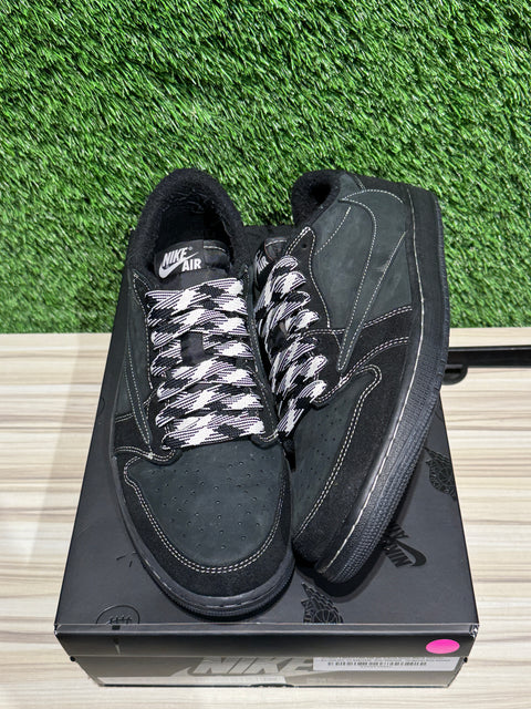 Jordan 1 Retro Low OG SP Travis Scott Black Phantom Sz 11.5