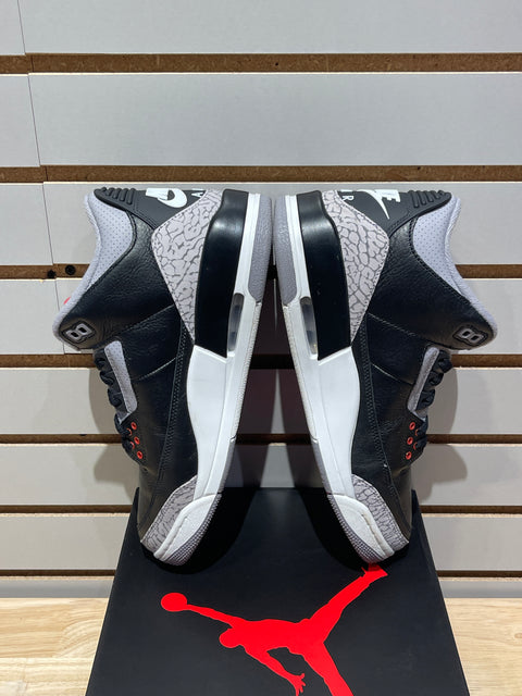 Jordan 3 Retro OG Black Cement (2024) Sz 9