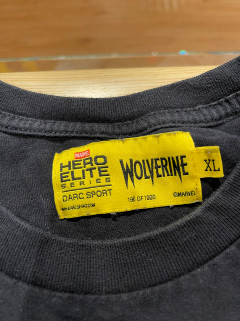 Rare Numbered 196/1000 Wolverine Darc Sport Hero Elite Series Tee Sz XL