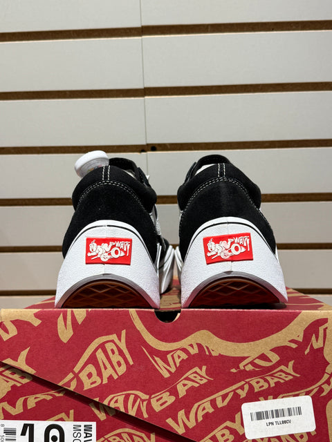 MSCHF Wavy Baby Black White Sz 10