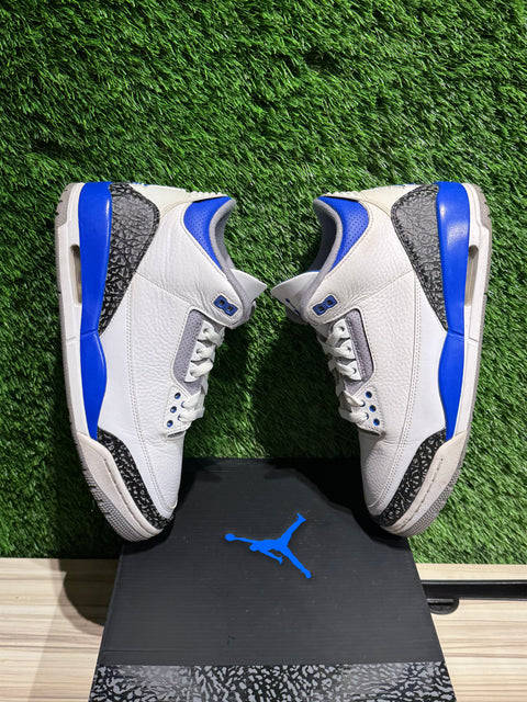 Jordan 3 Retro Racer Blue Sz 9.5M
