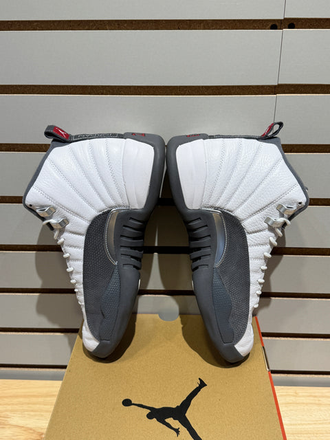 Jordan 12 Retro White Dark Grey Sz 11