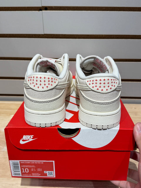 Nike Dunk Low Light Orewood Brown Sashiko Sz 10