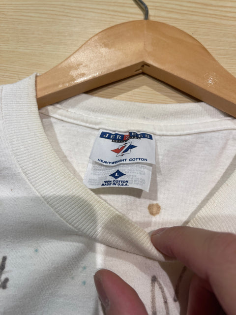 Vintage *SIGNED* 1998 Joe Amato NHRA Racing Tee Sz L