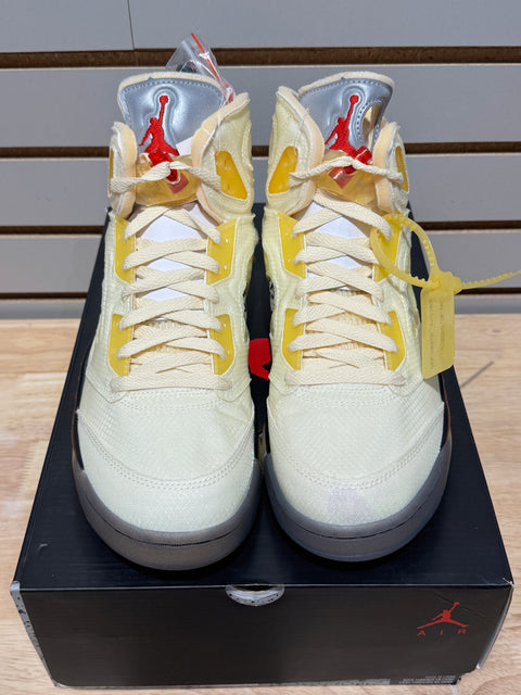 Jordan 5 Retro Off-White Sail Sz 10