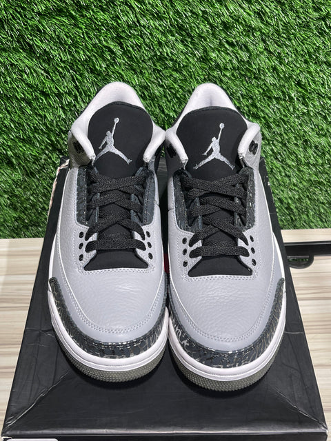 Jordan 3 Retro Wolf Grey Sz 8M