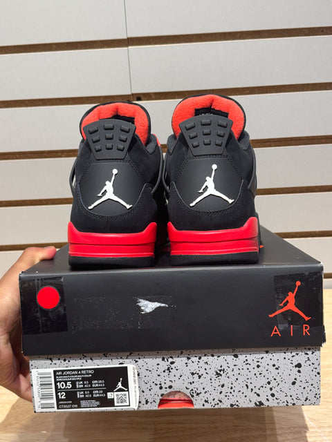 Jordan 4 Retro Red Thunder Sz 10.5