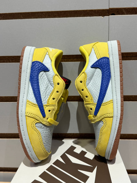 Jordan 1 Retro Low OG SP Travis Scott Canary (TD) Sz 10c