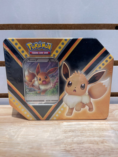pokmon trading card game v powers tin pikachu Pokmon TCG: V Powers Tin (Pikachu V) V Powers for Your Collection Pokemon V Powers Eevee Tin,