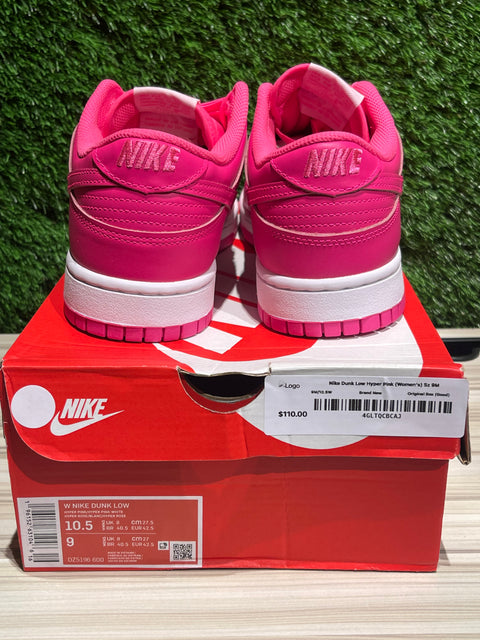 Nike Dunk Low Hyper Pink (Women's) Sz 9M