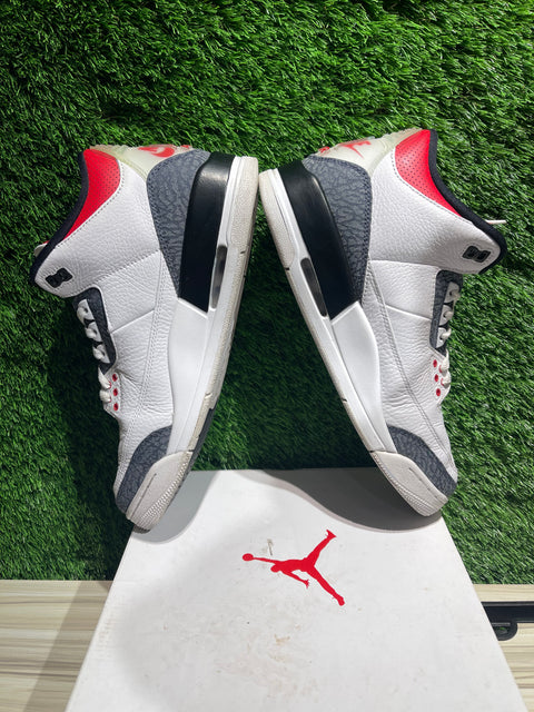 Jordan 3 Retro SE Fire Red Denim (2020) Sz 10.5