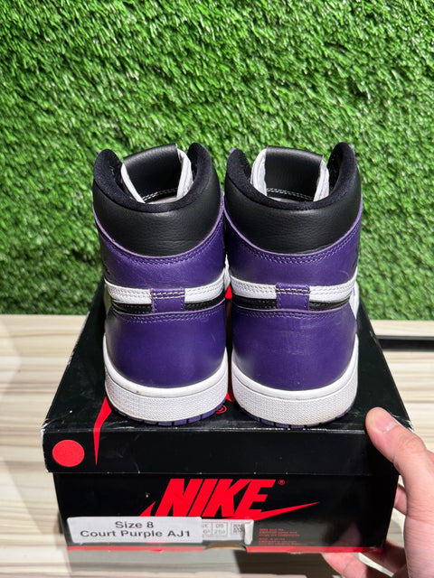 Jordan 1 Retro High Court Purple White