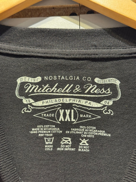 Mitchell & Ness Womens Logo SS Tee Toronto Raptors Black Sz XXL