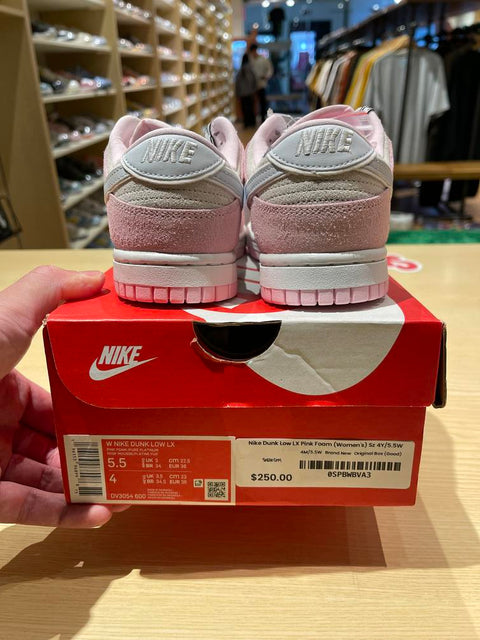 Nike Dunk Low LX Pink Foam (Women's) Sz 4Y/5.5W