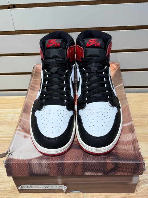 Jordan 1 Retro High OG Black Toe Reimagined Sz 14M