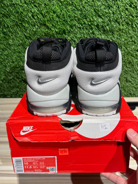 Nike Air More Uptempo Low Black Photon Dust Sz 10