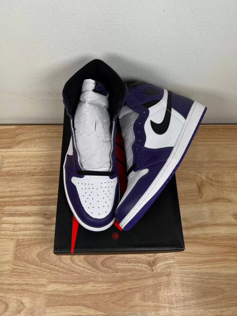 Jordan 1 Retro High Court Purple White