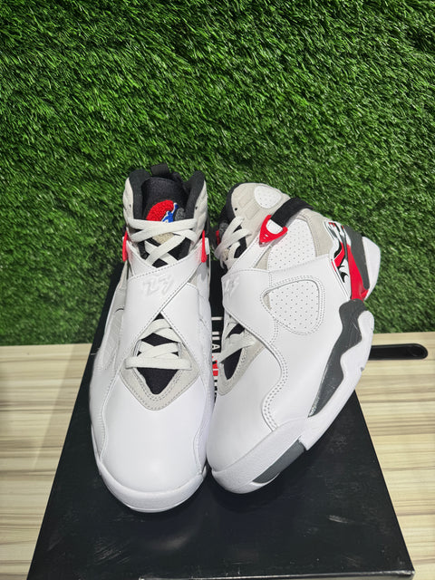 Jordan 8 Retro White True Red (2025) Sz 11M