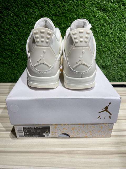Jordan 4 Retro Metallic Gold (Women's) Sz 10W/8.5M