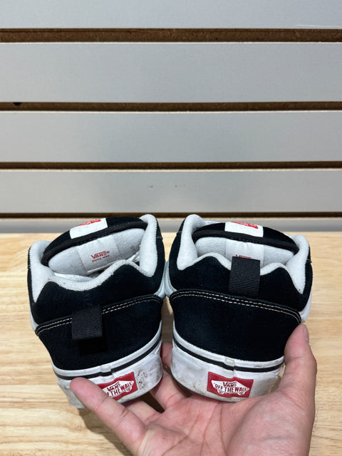 Vans Knu Skool Black White Sz 10.5
