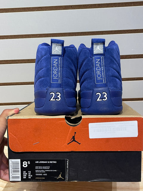 Jordan 12 Retro Deep Royal Blue Sz 8.5