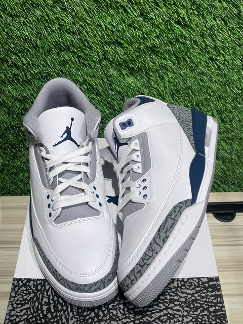 Jordan 3 Retro Midnight Navy Sz 11.5M