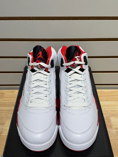 Jordan 5 Retro Fire Red Black Tongue (2025) Sz 11