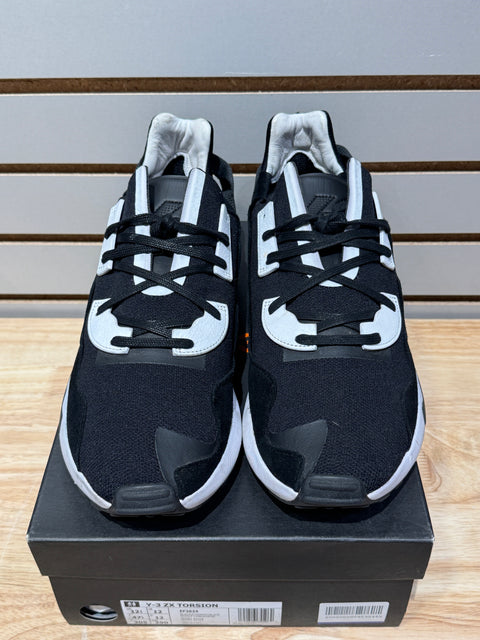 adidas Y-3 ZX Torsion Black White Sz 12.5