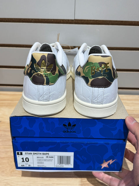 adidas Stan Smith Bape 30th Anniversary White Sz 10