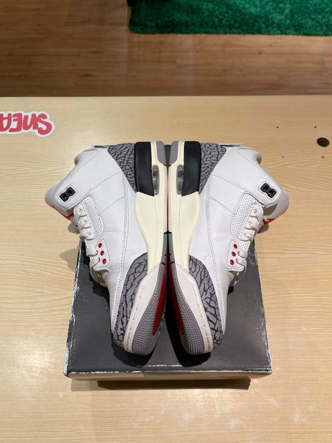 Jordan 3 Retro White Cement Reimagined Sz 8.5