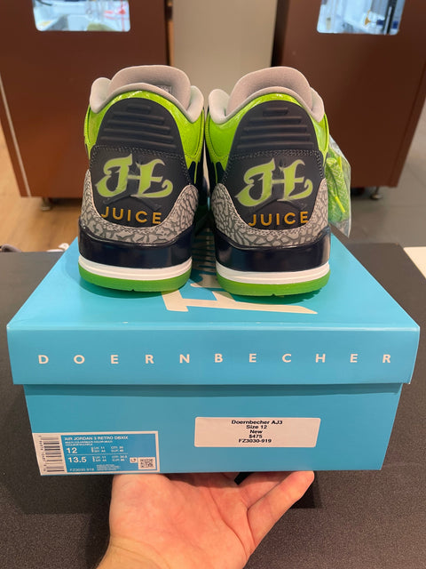 Jordan 3 Retro Doernbecher Hugo