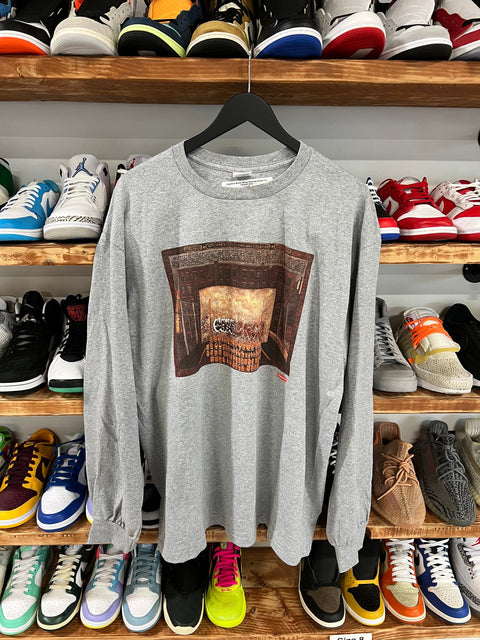 Supreme Heather Grey Martin Wong Attorney Street L/S Tee