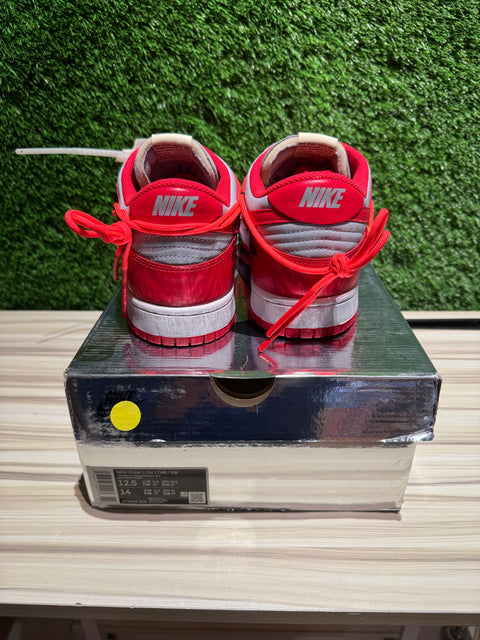 Nike Dunk Low Off-White University Red Sz 12.5M